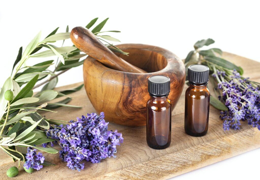 lavender and essential oils